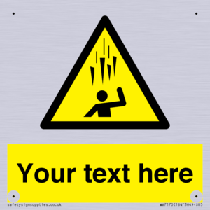 Custom Falling Ice sign